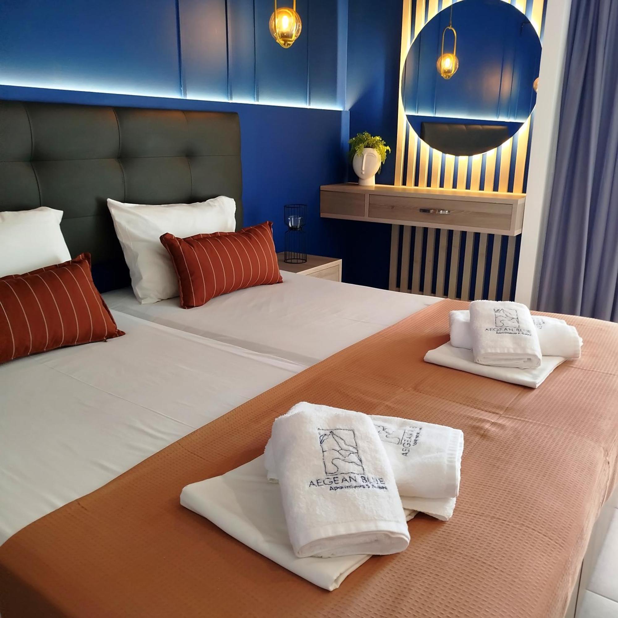 Ferienwohnung Aegean Blue Leptokaryá Exterior foto