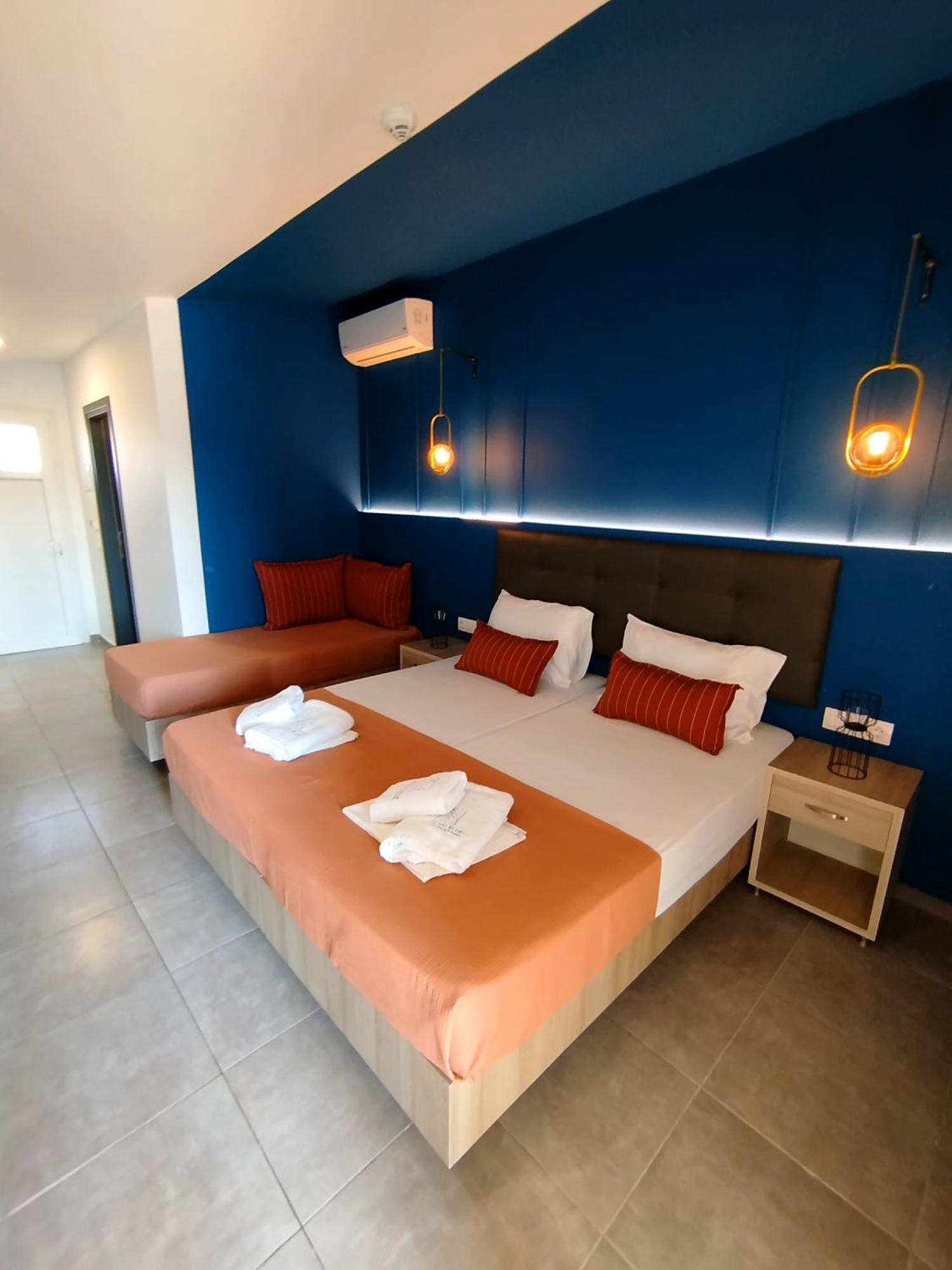Ferienwohnung Aegean Blue Leptokaryá Exterior foto