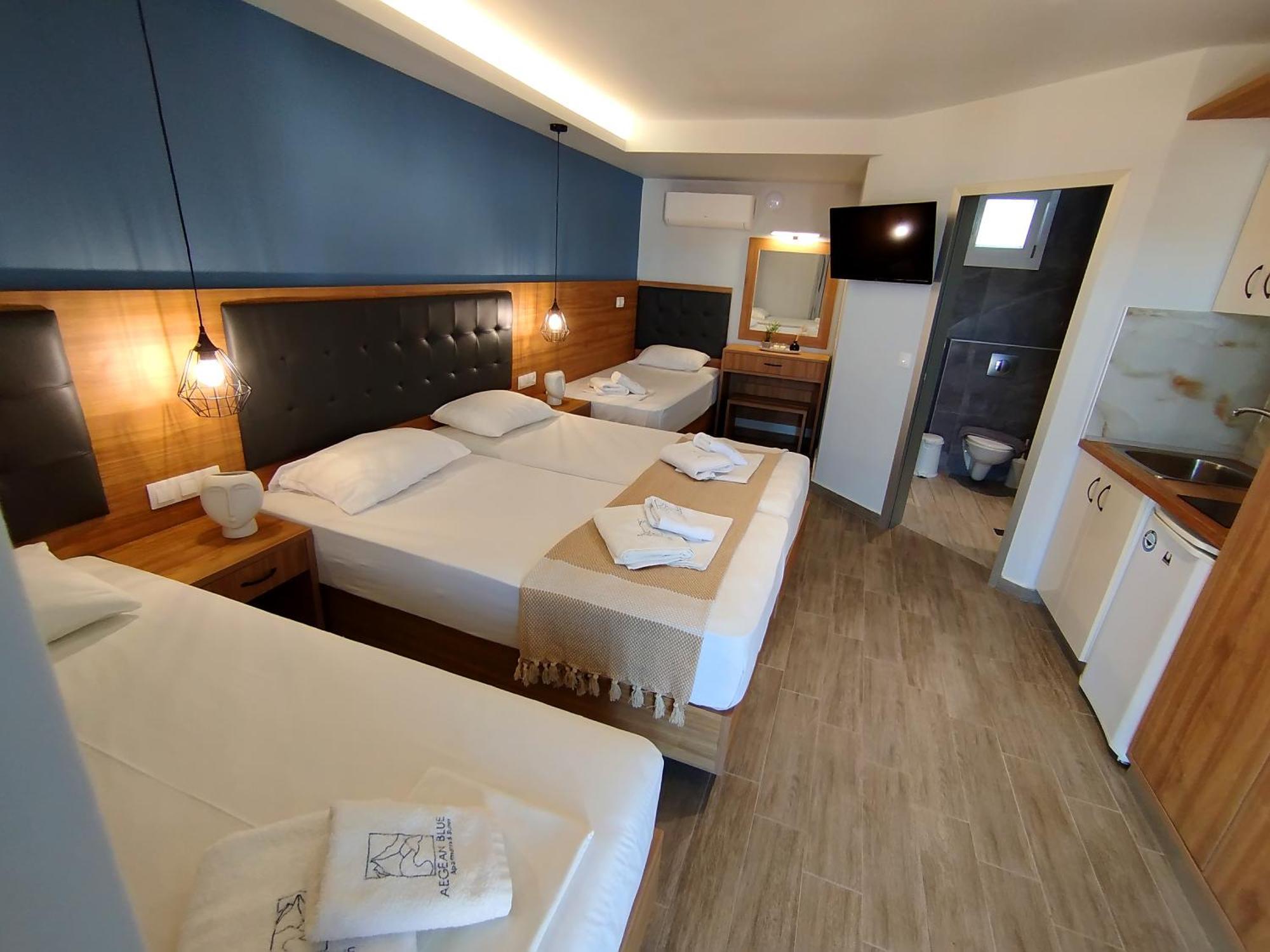 Ferienwohnung Aegean Blue Leptokaryá Exterior foto