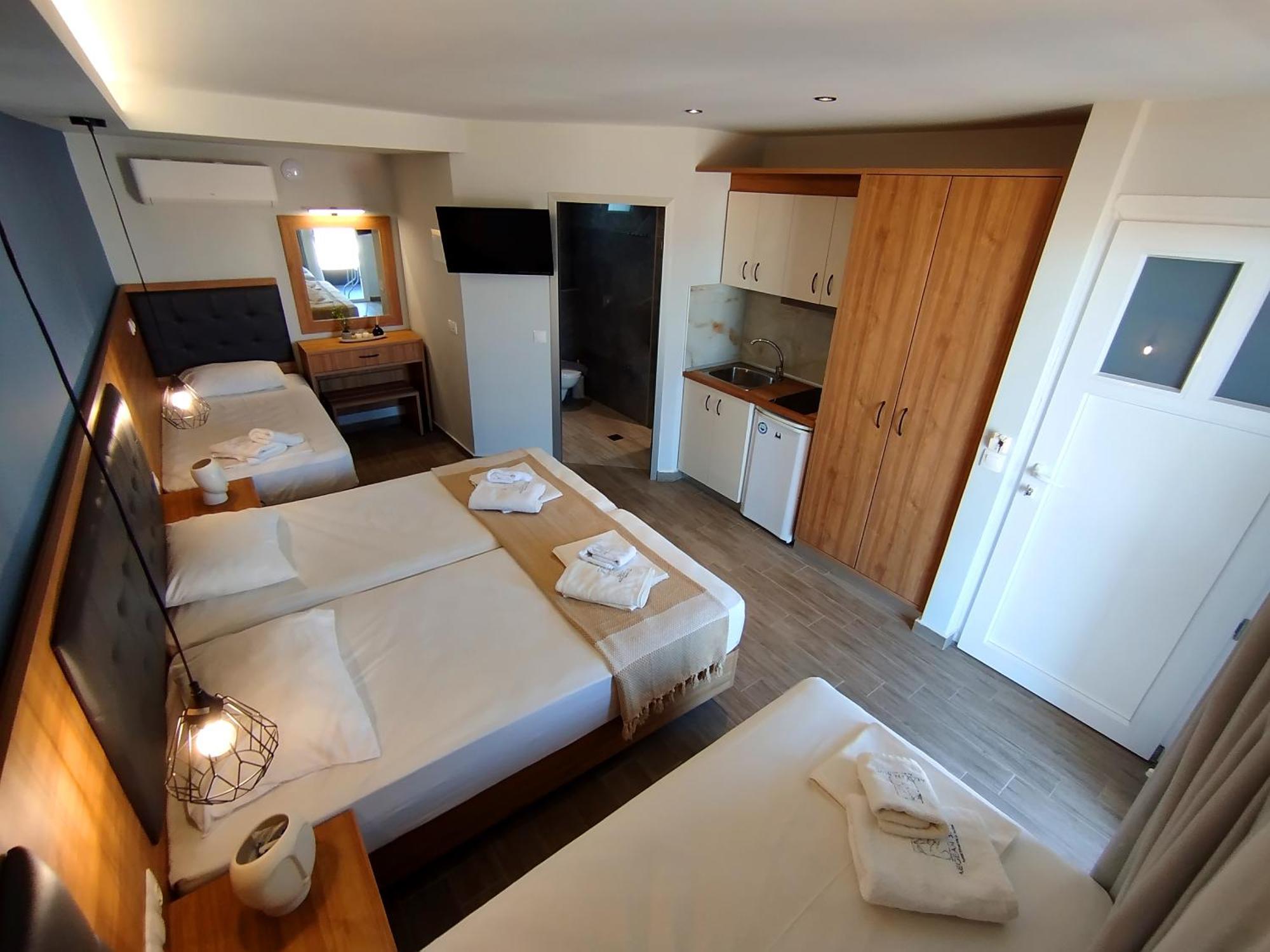 Ferienwohnung Aegean Blue Leptokaryá Exterior foto